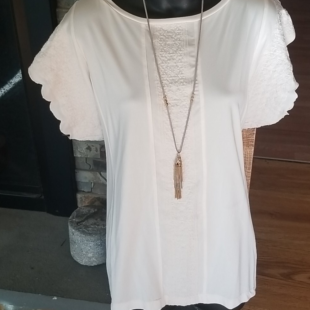 Light pink top